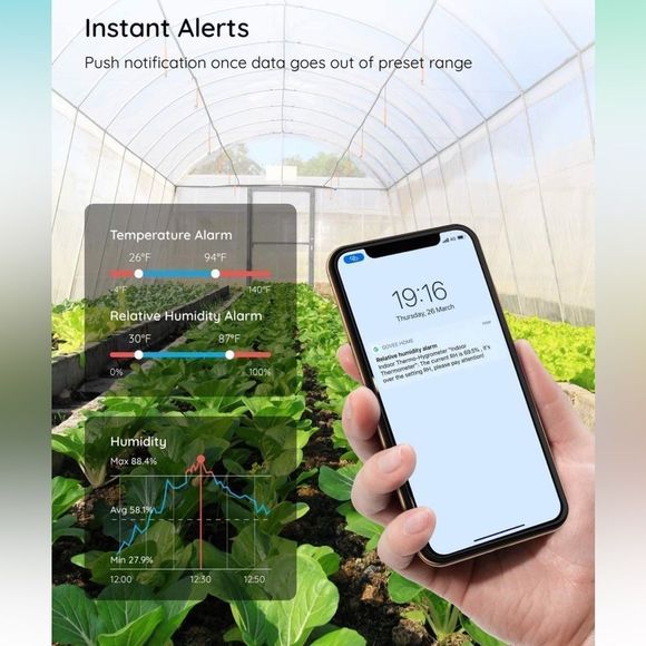 - 2 Govee Smart Thermo - Hygrometers NEW - Picture 7 of 8
